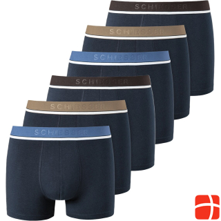 Schiesser Pack of 6 95/5 Organic Cotton Shorts