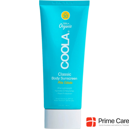 Coola Organic Suncare Classic Солнцезащитный крем для тела Pina Colada, размер SPF 30