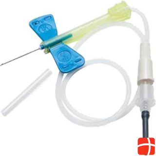 BD Safety Lok Blood Collection Set with Luer Adapter green