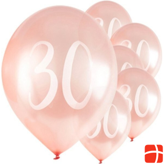 Воздушные шары Hootyballoo 30 лет из розового золота