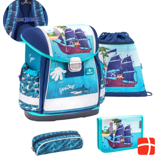 Belmil Classy комплект школьных сумок из 4 предметов со встроенным нагрудным ремнем