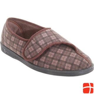 Comfylux Paul Slippers Slippers With Velcro Plaid