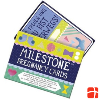 Milestone Pregnancy Milestone Cards German