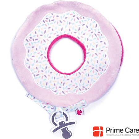 BB & Co BB&Co Doudou cuddle cloth with pacifier attachment donut fille