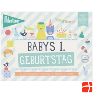 Milestone Booklet by - Baby's 1st Birthday German
