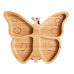 Bubbaboo Bamboo Plate, Butterfly purple