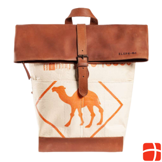 Elephbo Rolltop Leather Orange Camel