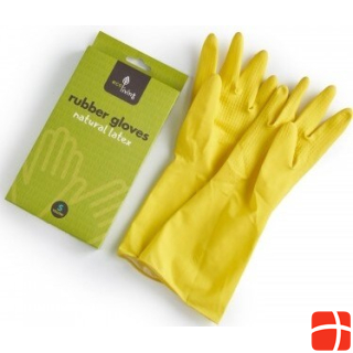 EcoLiving Natural Latex Rubber Gloves S