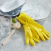 EcoLiving Natural Latex Rubber Gloves M