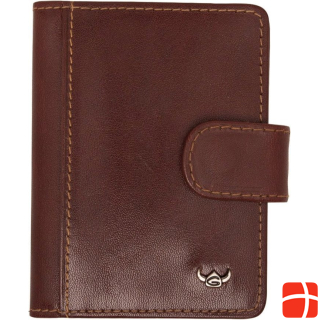 Golden Head Colorado - RFID Credit Card Case with Latch Tabacco