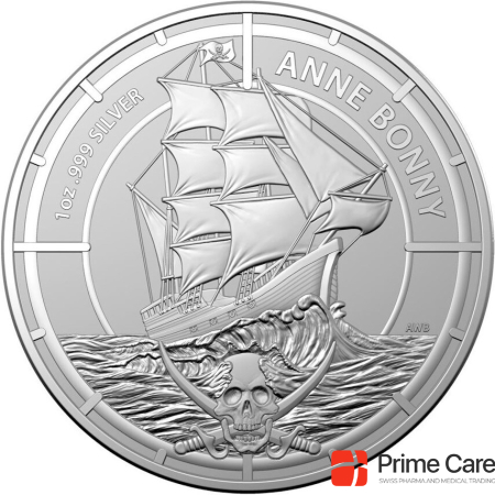 Royal Australian Mint Silver Pirate Queens - Anne Bonny 1 oz - RAM 2021