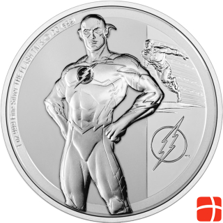 New Zealand Mint Silver Flash - Classic Superheros - 1oz - 2022