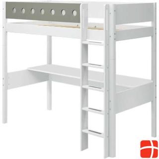 Flexa Loft Bed White with Table