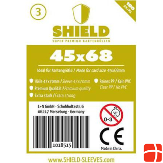 Dragon Shield 1018515 - 100 Premium Card Sleeves 45 x 68 mm