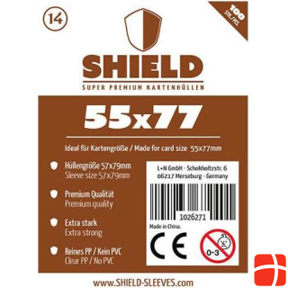 Dragon Shield 1026271 - 100 Premium Card Sleeves 55 x 77 mm