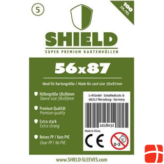 Dragon Shield 1018432 - 1018517 - 100 Premium Card Sleeves 56 x 87 mm