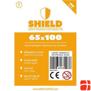 Dragon Shield 1026138 - 100 Premium Card Sleeves 65 x 100 mm