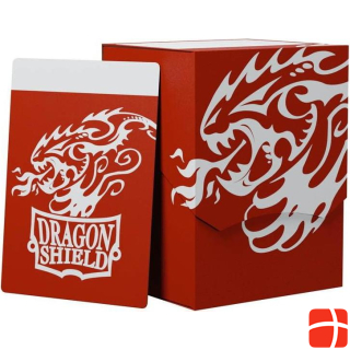 Arcane Tinman ART30707 - Deck Shell: Protective box for cards - Red/Black, for 100+ cards