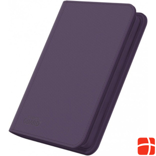 Ultimate Guard UGD010430 - Zipfolio 160 – 8-Pocket Xenoskin Portfolio, violet