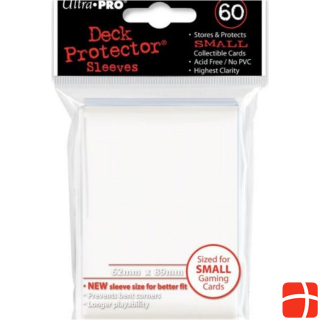 Amigo 10036058 - Ultra Pro Deck Protector - 60 Card Sleeves Set, White