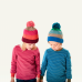 finkid POMPULA Kids Knitted Hat cinnamon/real teal