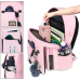 Набор школьных рюкзаков Bevalsa, розовый