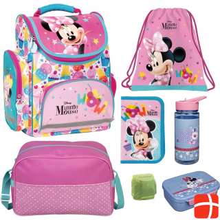 Familando Minnie Mouse School Bag Set 7-TLG