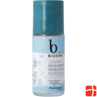 Biosme Deodorant Probiotic Bleu océan Refillable Roll on