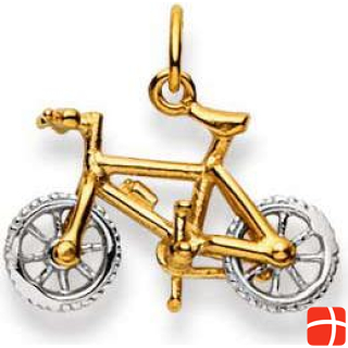 Подвеска Natsumi Schmuck Mountain Bike, желтое золото 18K/750, двухцветное