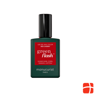 Manucurist Green Flash Nail Polish Red Cherry