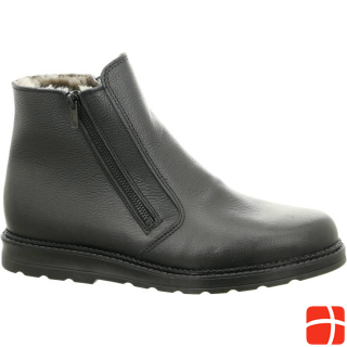 Helix Lambskin boots with double zipper