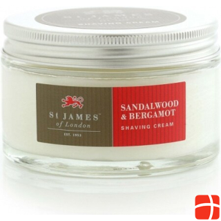 St. James of London Shaving Cream Sandalwood & Bergamot