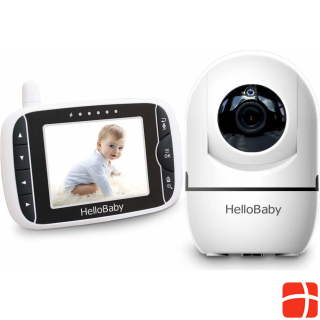 HelloBaby Baby Monitor, Black/White