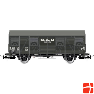 Rivarossi H0 covered freight wagon Gmhs, MAN of the DB
