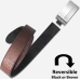 Corkor Reversible Belt plaque Buckle 35mm black/dark brown XL
