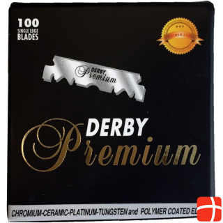 Derby Razor blades premium (100 pieces), single edge