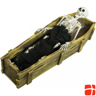 Витрина Dekomat Skeleton в гробу со звуковым эффектом 44 x 15 см