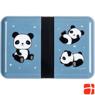 Ланч-бокс A Little Lovely Company Panda SBPABU16 синий 18x6x12см