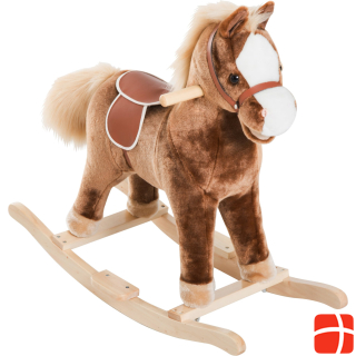 Homcom Plush Rocking Horse for Children
