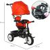 Homcom Children's tricycle with sun canopy