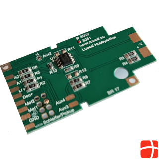 Lüssi Decoder adapter for Marklin BR 17, Aux3/4 amplified, 21MTC