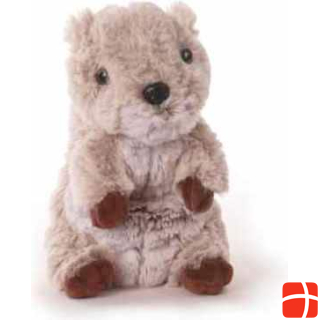 Inware Marmot standing, 18 cm grey light beige