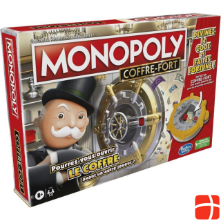 Monopoly Secret vault board game for children from 8 years, family game for 2-6 players, contains Tres