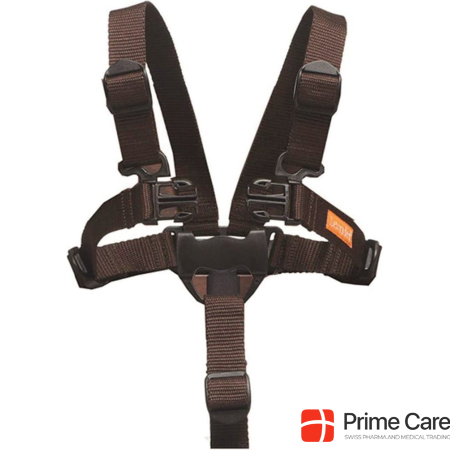 Ремень безопасности Leander для классического стульчика для кормления, коричневый
