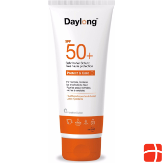 Daylong Sonnenlotion Protect & Care, size sun lotion, SPF 50+, 200 ml
