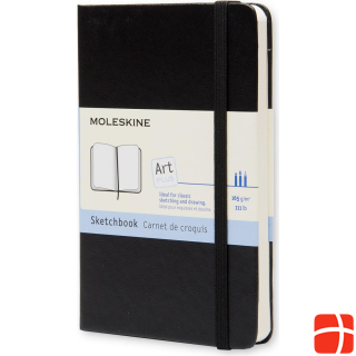 Альбом Moleskine Sketchbook, размер 90 x 140 мм, обычный