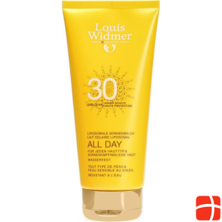 Louis Widmer All Day scented SPF 30, size suntan lotion, SPF 30, 200 ml