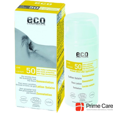 Eco Cosmetics Sonnenlotion UVB 50, size sun lotion, SPF 50, 100 ml
