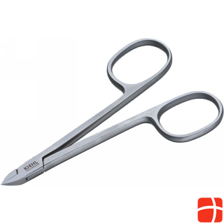 Kiehl Mini nail pliers scissors grip silver 10cm, triangle cutting edge