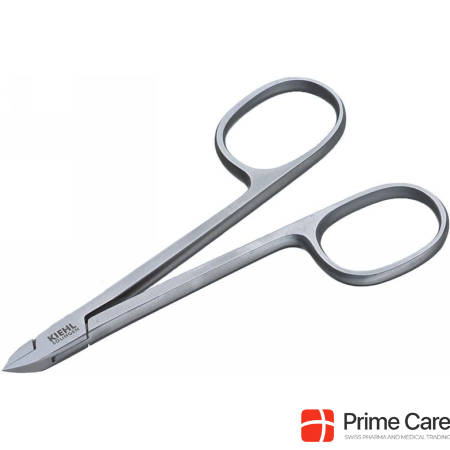 Kiehl Mini nail pliers scissors grip silver 10cm, triangle cutting edge